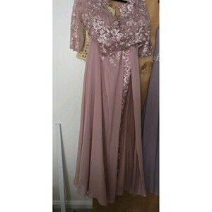 Womens Plus 18w Corset/lace Dress Aline Motb Bridesmaid